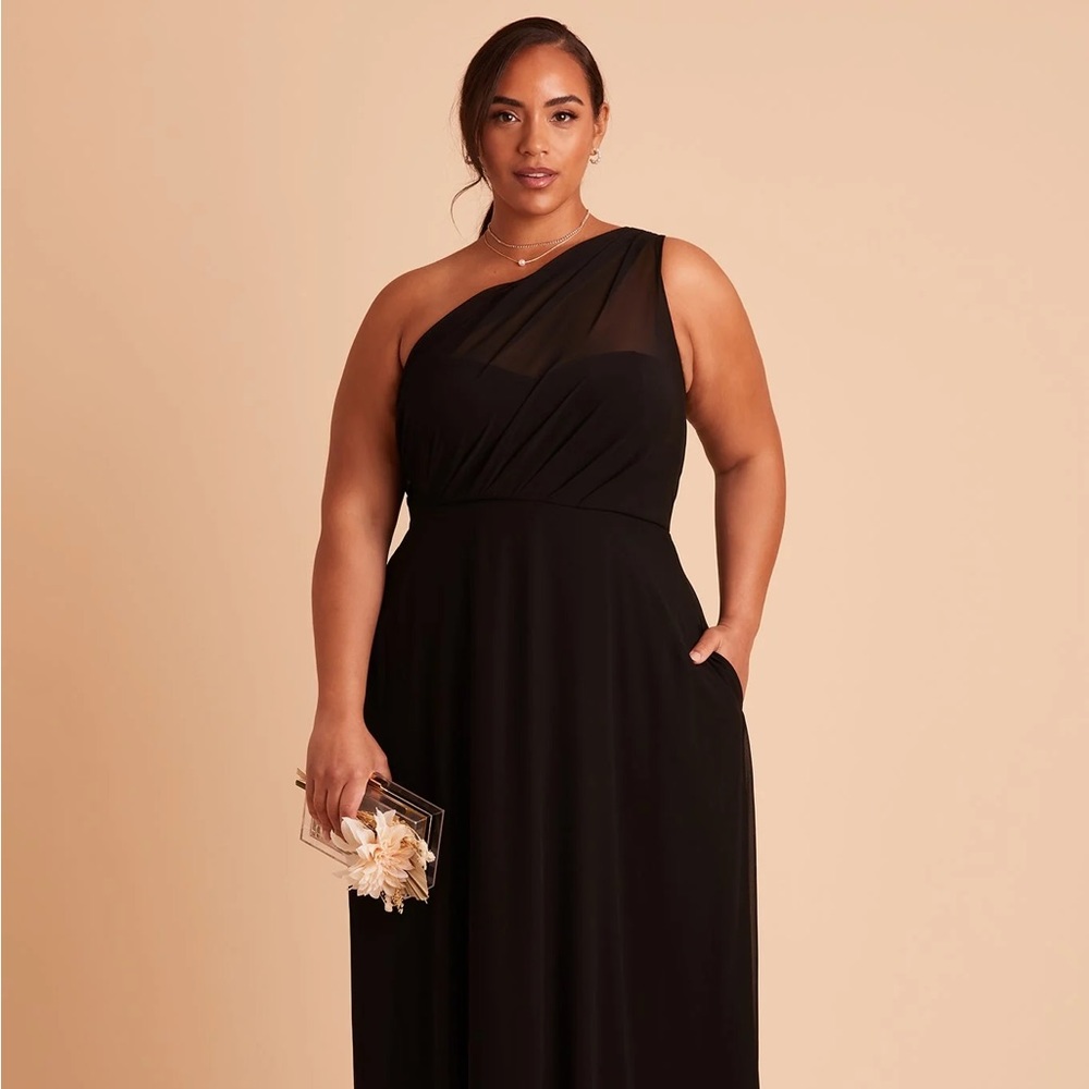 Birdy Grey Kira Black Chiffon Dress